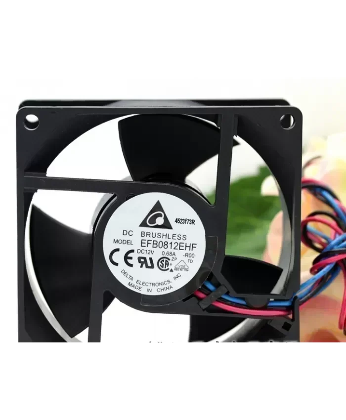 Original Delta EFB0812EHF  12V 0.68A 80*80*32mm fan